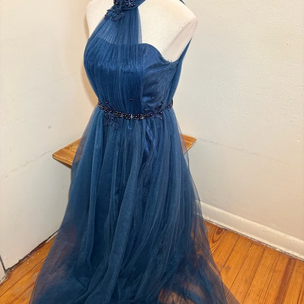 Gorgeous Jeweled Evening Gown Dress - Picture 12 of 16